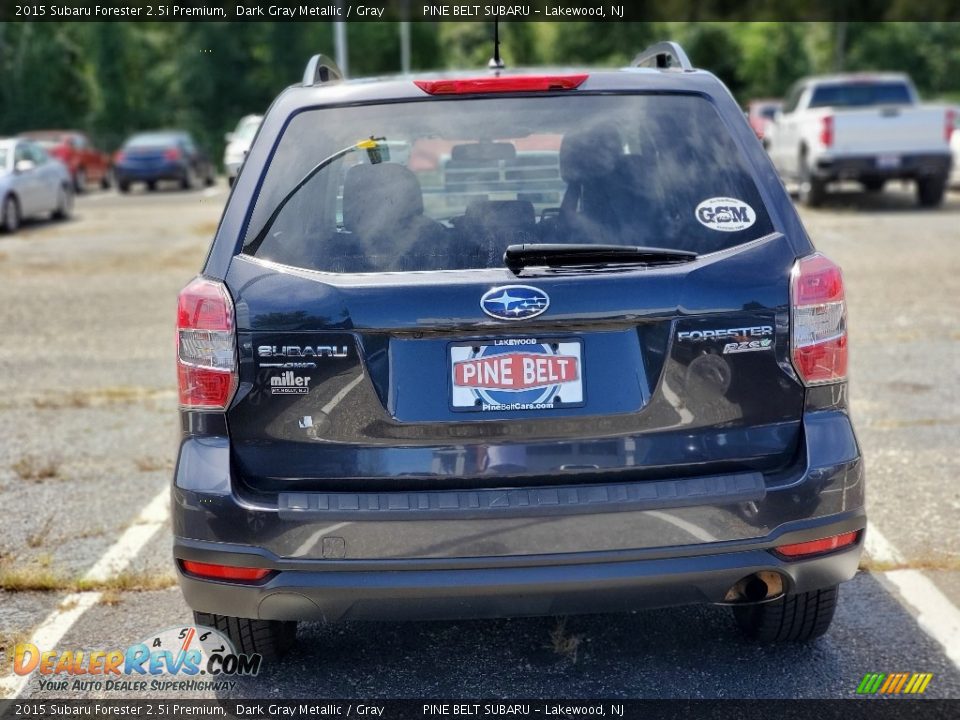 2015 Subaru Forester 2.5i Premium Dark Gray Metallic / Gray Photo #3
