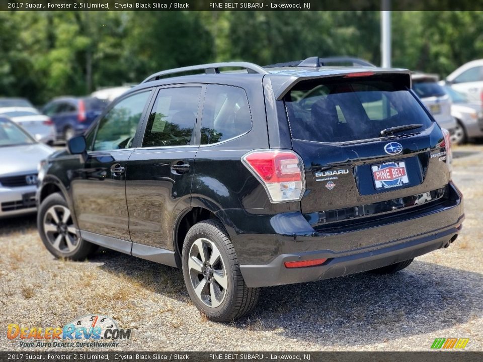 2017 Subaru Forester 2.5i Limited Crystal Black Silica / Black Photo #3