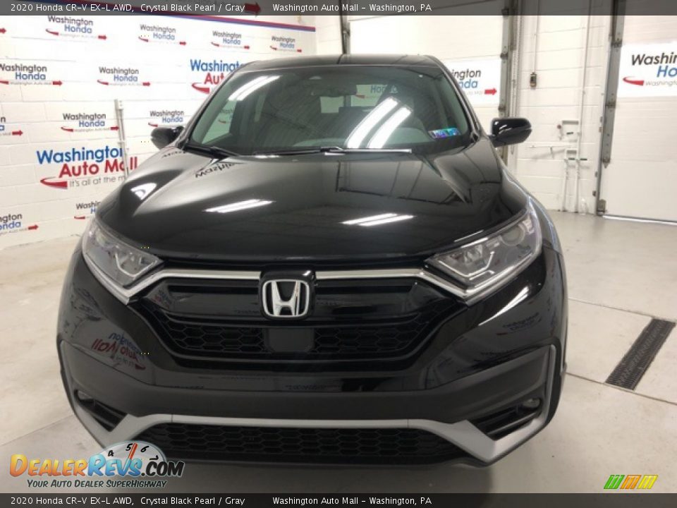 2020 Honda CR-V EX-L AWD Crystal Black Pearl / Gray Photo #5