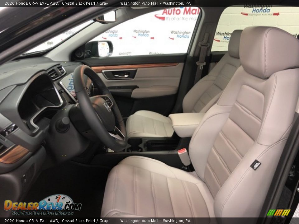 2020 Honda CR-V EX-L AWD Crystal Black Pearl / Gray Photo #7