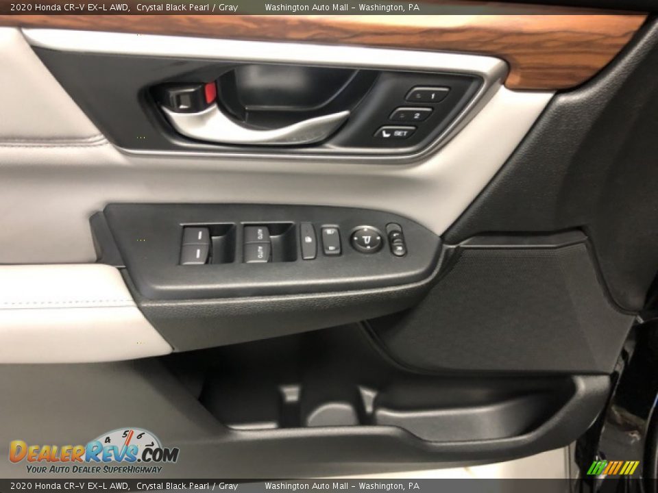 2020 Honda CR-V EX-L AWD Crystal Black Pearl / Gray Photo #12