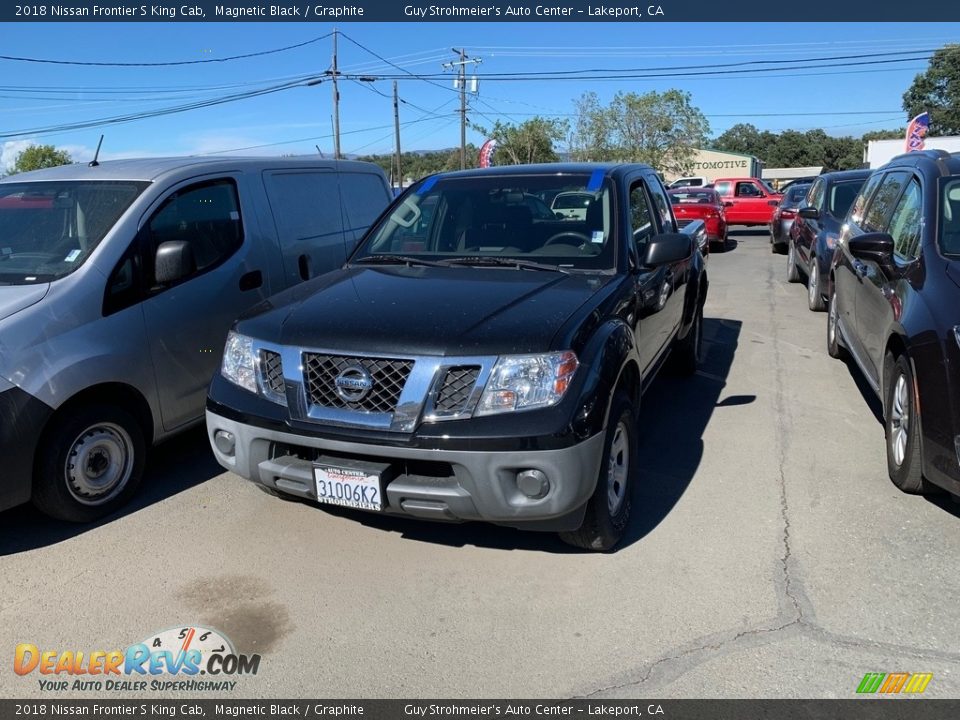 2018 Nissan Frontier S King Cab Magnetic Black / Graphite Photo #1