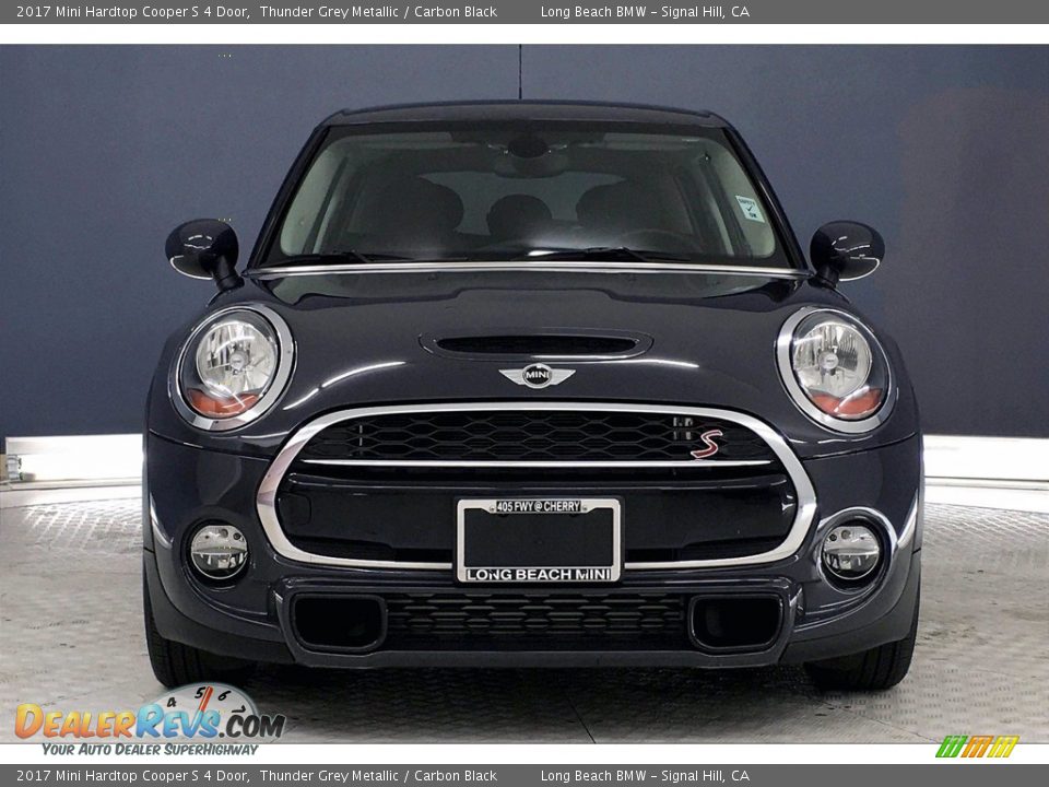 2017 Mini Hardtop Cooper S 4 Door Thunder Grey Metallic / Carbon Black Photo #2