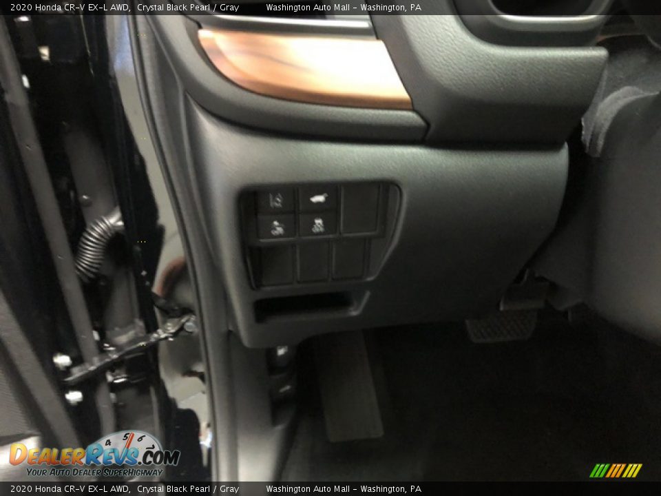 2020 Honda CR-V EX-L AWD Crystal Black Pearl / Gray Photo #13