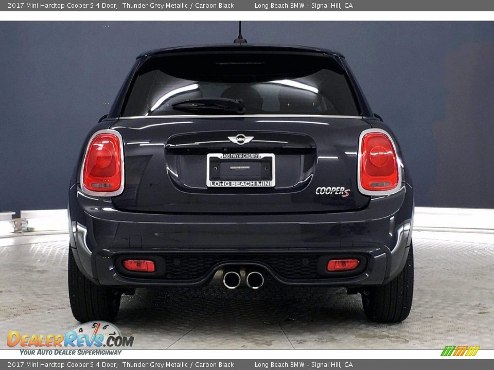 2017 Mini Hardtop Cooper S 4 Door Thunder Grey Metallic / Carbon Black Photo #3