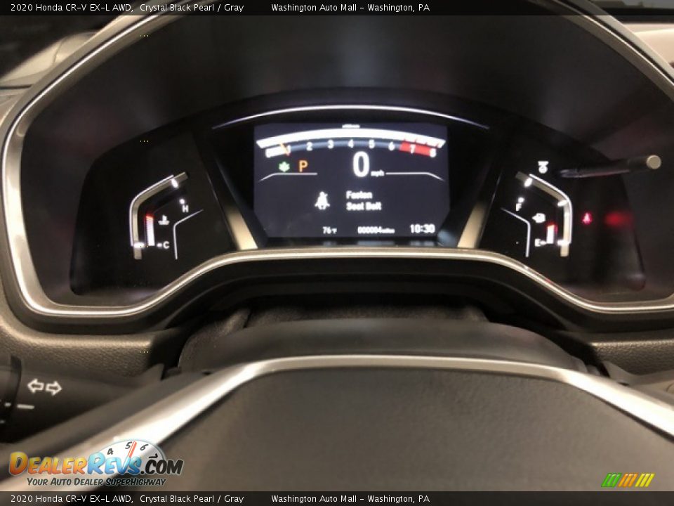 2020 Honda CR-V EX-L AWD Crystal Black Pearl / Gray Photo #14