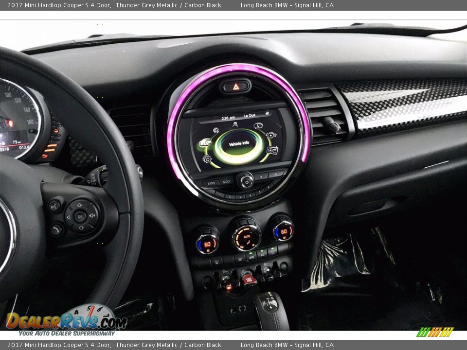 2017 Mini Hardtop Cooper S 4 Door Thunder Grey Metallic / Carbon Black Photo #5
