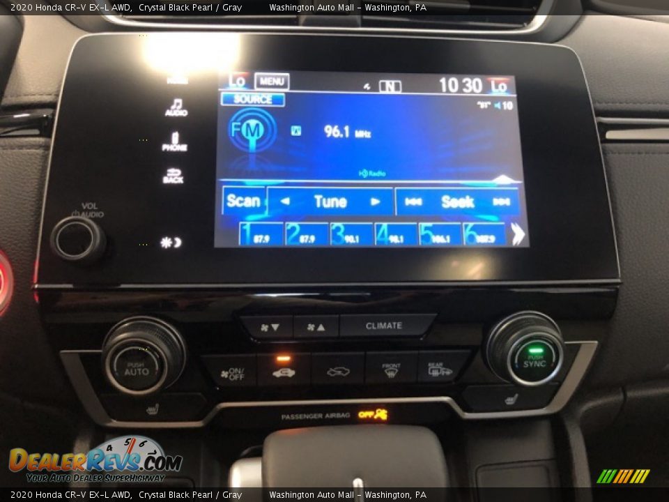 2020 Honda CR-V EX-L AWD Crystal Black Pearl / Gray Photo #17