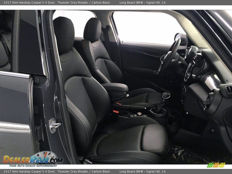 2017 Mini Hardtop Cooper S 4 Door Thunder Grey Metallic / Carbon Black Photo #6
