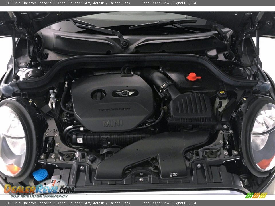 2017 Mini Hardtop Cooper S 4 Door Thunder Grey Metallic / Carbon Black Photo #9