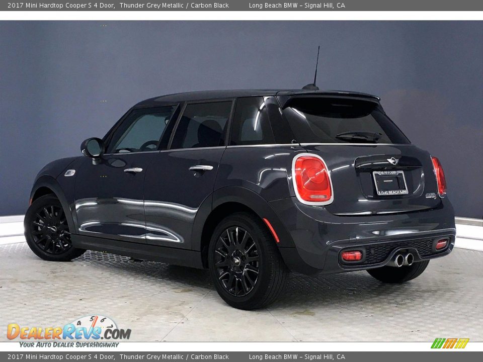 2017 Mini Hardtop Cooper S 4 Door Thunder Grey Metallic / Carbon Black Photo #10