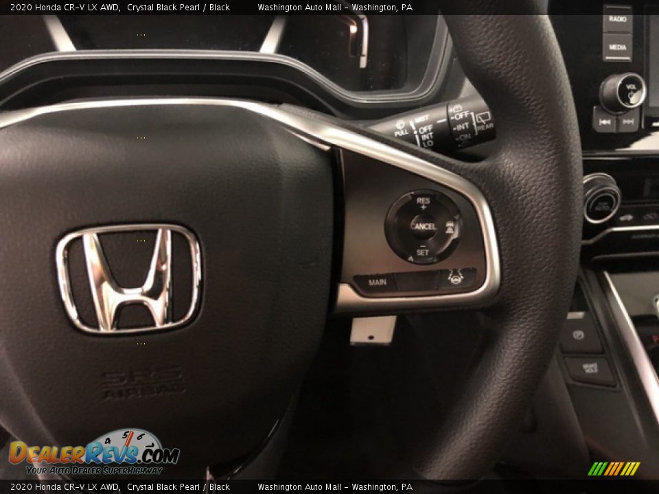 2020 Honda CR-V LX AWD Crystal Black Pearl / Black Photo #9