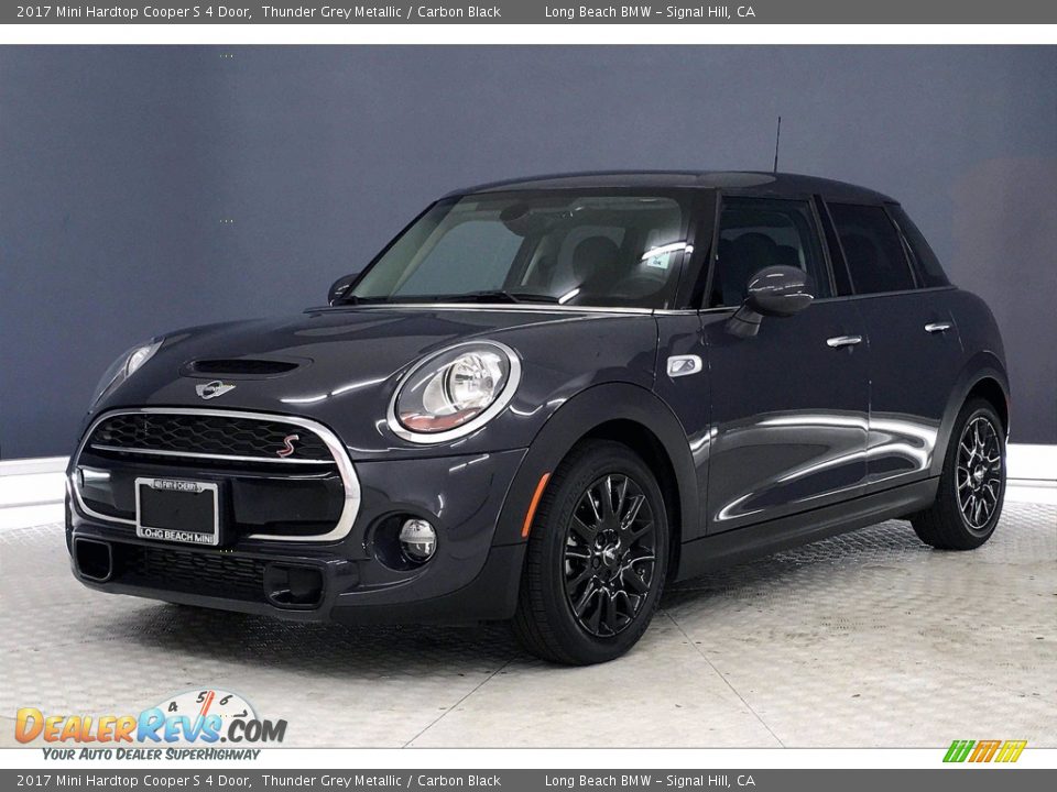 2017 Mini Hardtop Cooper S 4 Door Thunder Grey Metallic / Carbon Black Photo #12