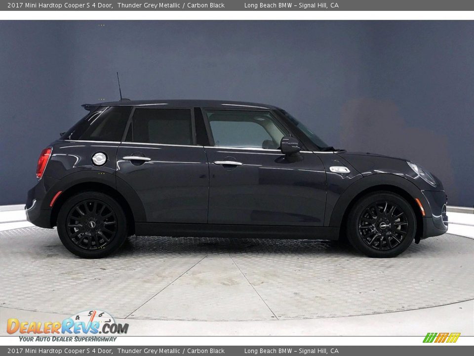 2017 Mini Hardtop Cooper S 4 Door Thunder Grey Metallic / Carbon Black Photo #14