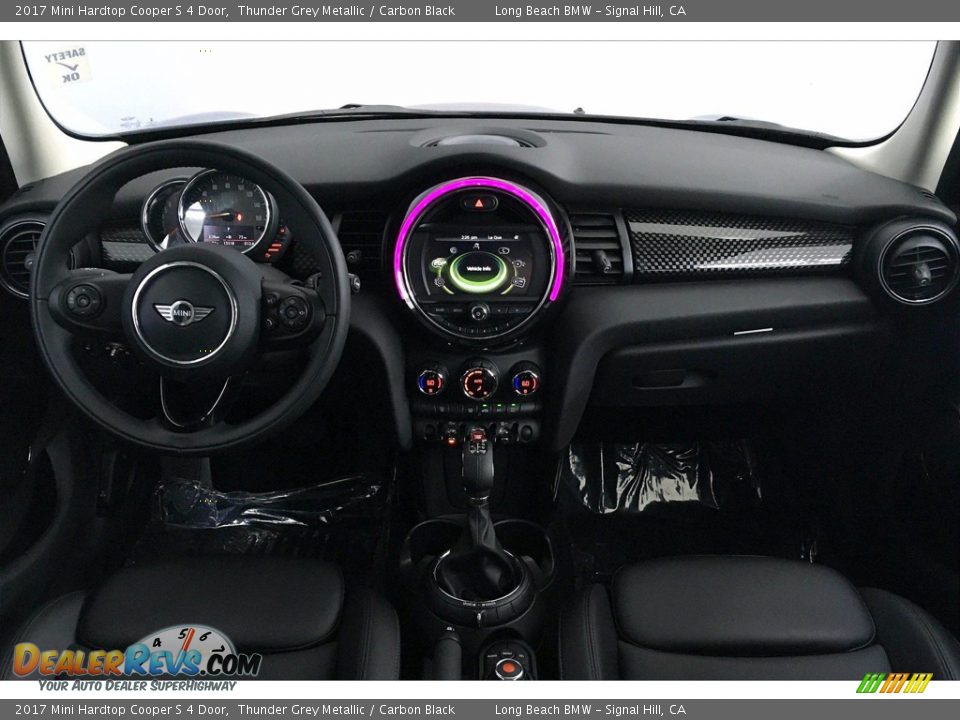 2017 Mini Hardtop Cooper S 4 Door Thunder Grey Metallic / Carbon Black Photo #15