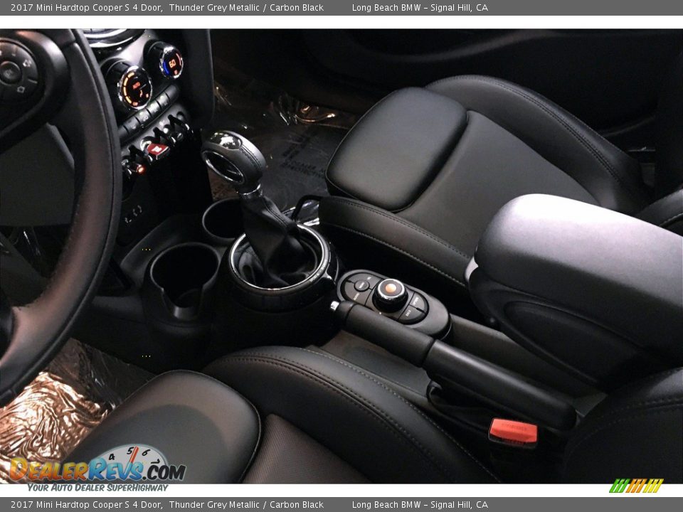 2017 Mini Hardtop Cooper S 4 Door Thunder Grey Metallic / Carbon Black Photo #16