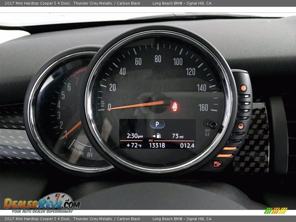 2017 Mini Hardtop Cooper S 4 Door Thunder Grey Metallic / Carbon Black Photo #20