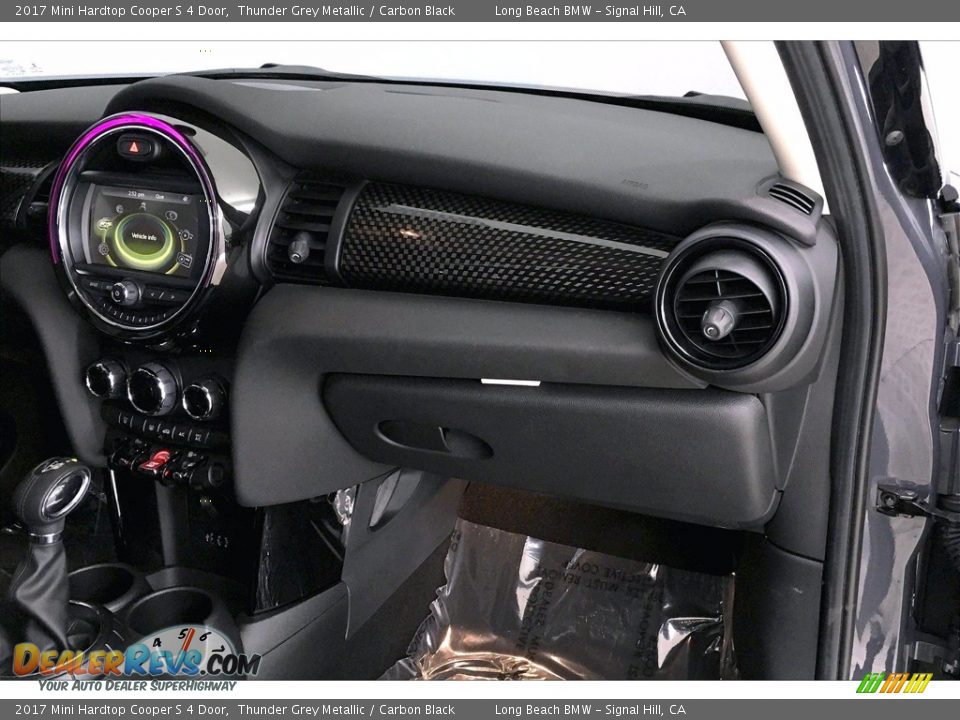 2017 Mini Hardtop Cooper S 4 Door Thunder Grey Metallic / Carbon Black Photo #22
