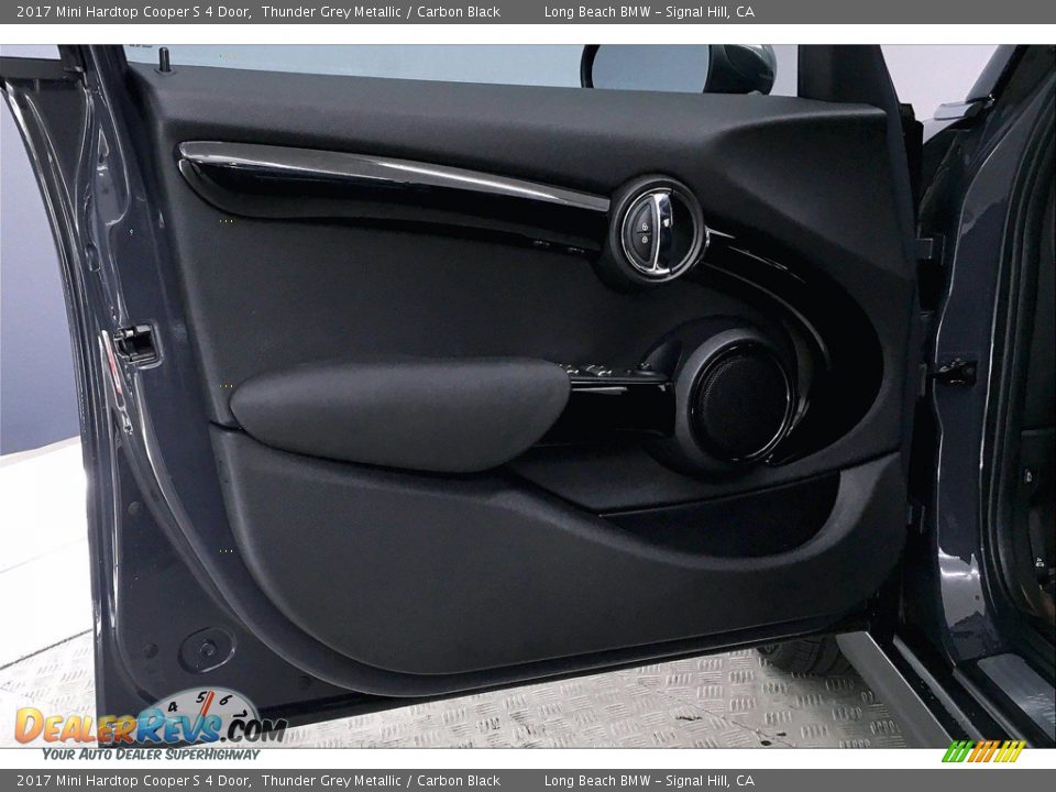 2017 Mini Hardtop Cooper S 4 Door Thunder Grey Metallic / Carbon Black Photo #23