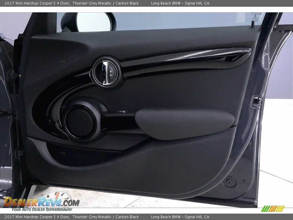 2017 Mini Hardtop Cooper S 4 Door Thunder Grey Metallic / Carbon Black Photo #24