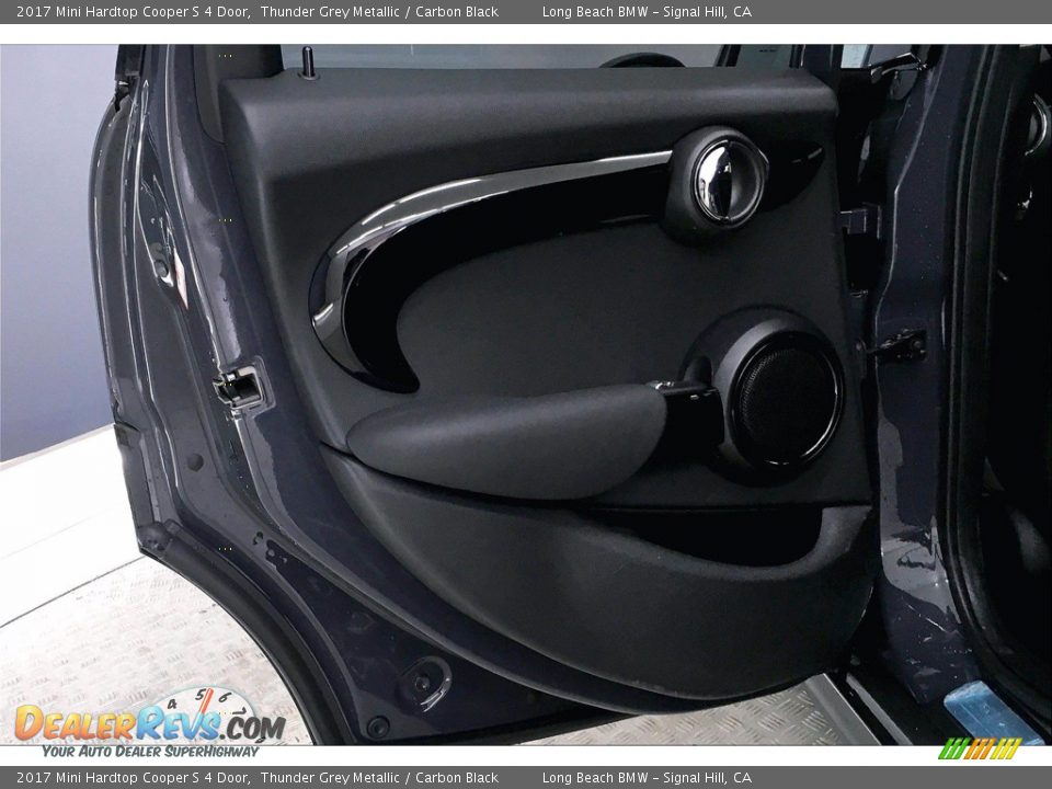 2017 Mini Hardtop Cooper S 4 Door Thunder Grey Metallic / Carbon Black Photo #25