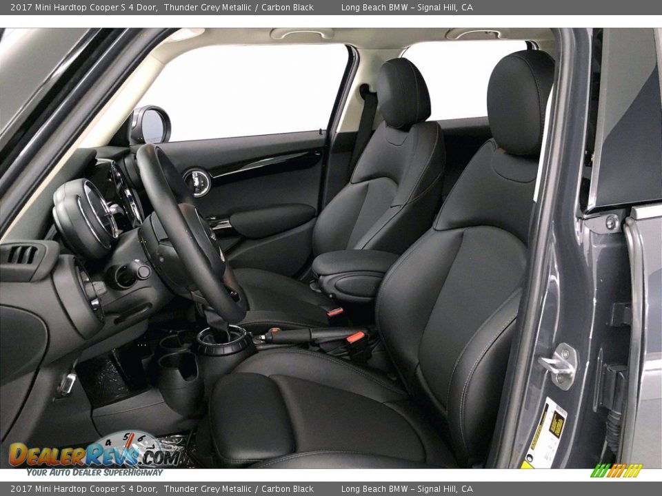 2017 Mini Hardtop Cooper S 4 Door Thunder Grey Metallic / Carbon Black Photo #28