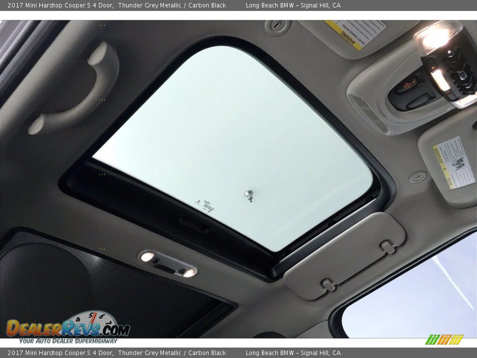 2017 Mini Hardtop Cooper S 4 Door Thunder Grey Metallic / Carbon Black Photo #31