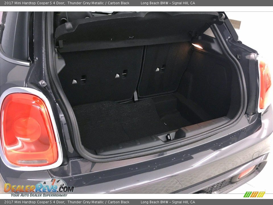 2017 Mini Hardtop Cooper S 4 Door Thunder Grey Metallic / Carbon Black Photo #32