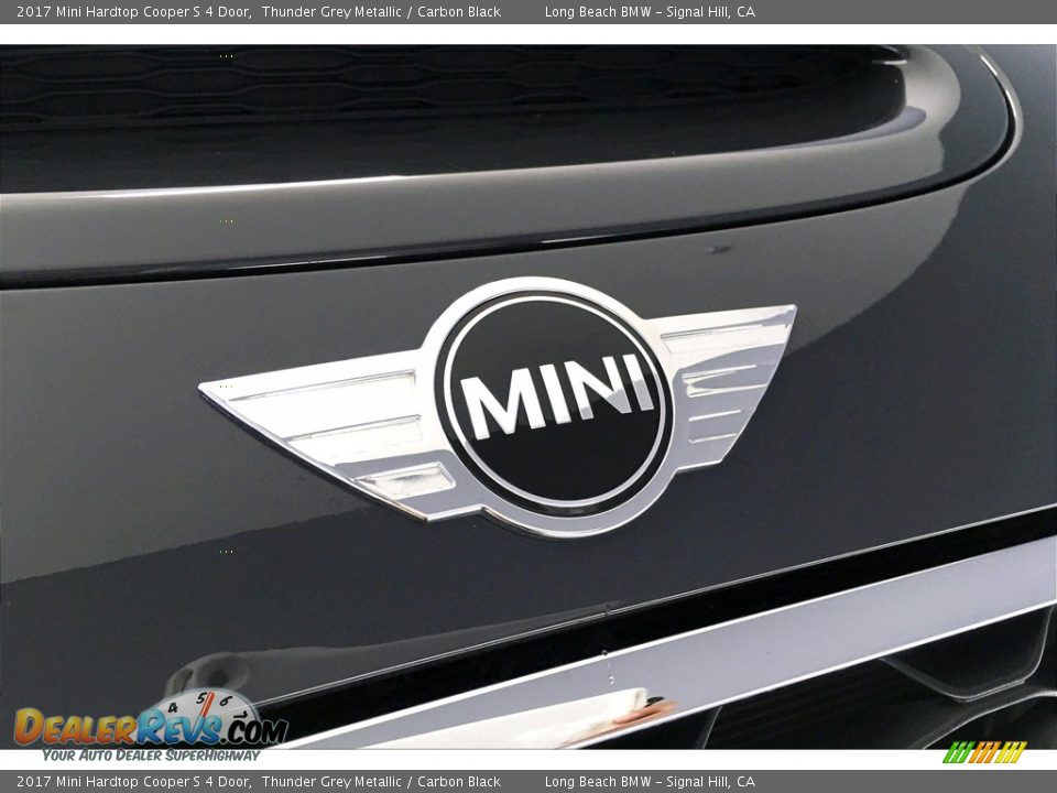 2017 Mini Hardtop Cooper S 4 Door Thunder Grey Metallic / Carbon Black Photo #33