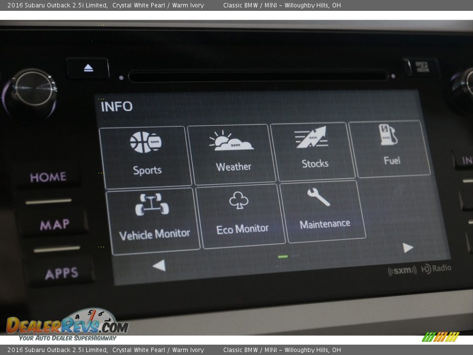 Controls of 2016 Subaru Outback 2.5i Limited Photo #22