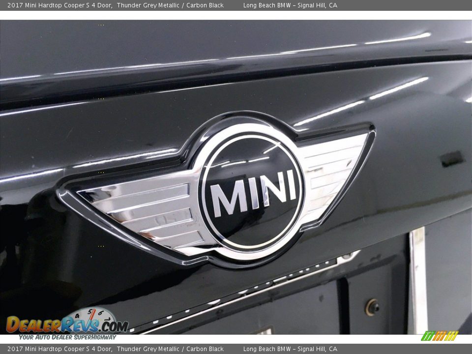 2017 Mini Hardtop Cooper S 4 Door Thunder Grey Metallic / Carbon Black Photo #34