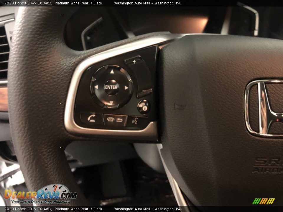2020 Honda CR-V EX AWD Platinum White Pearl / Black Photo #9