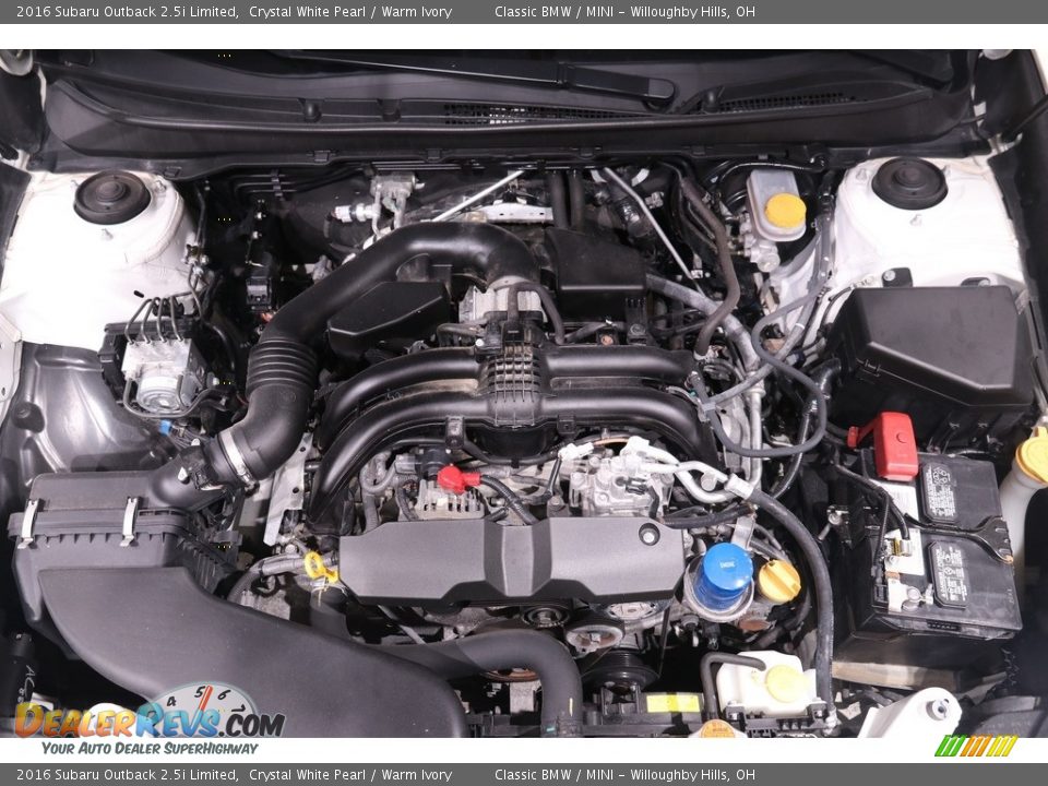 2016 Subaru Outback 2.5i Limited 2.5 Liter DOHC 16-Valve VVT Flat 4 Cylinder Engine Photo #32
