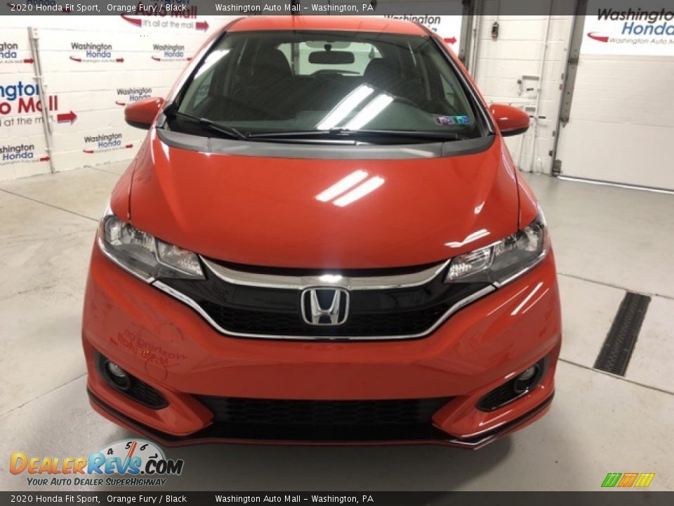 2020 Honda Fit Sport Orange Fury / Black Photo #5