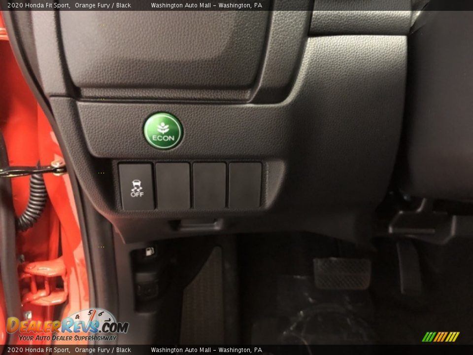 2020 Honda Fit Sport Orange Fury / Black Photo #12