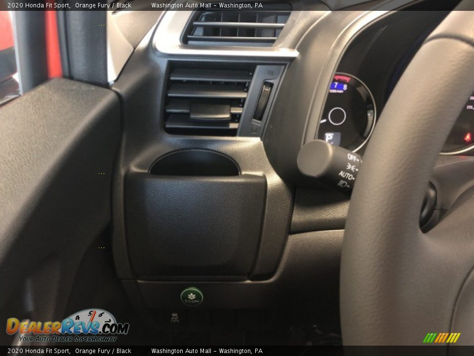 2020 Honda Fit Sport Orange Fury / Black Photo #14