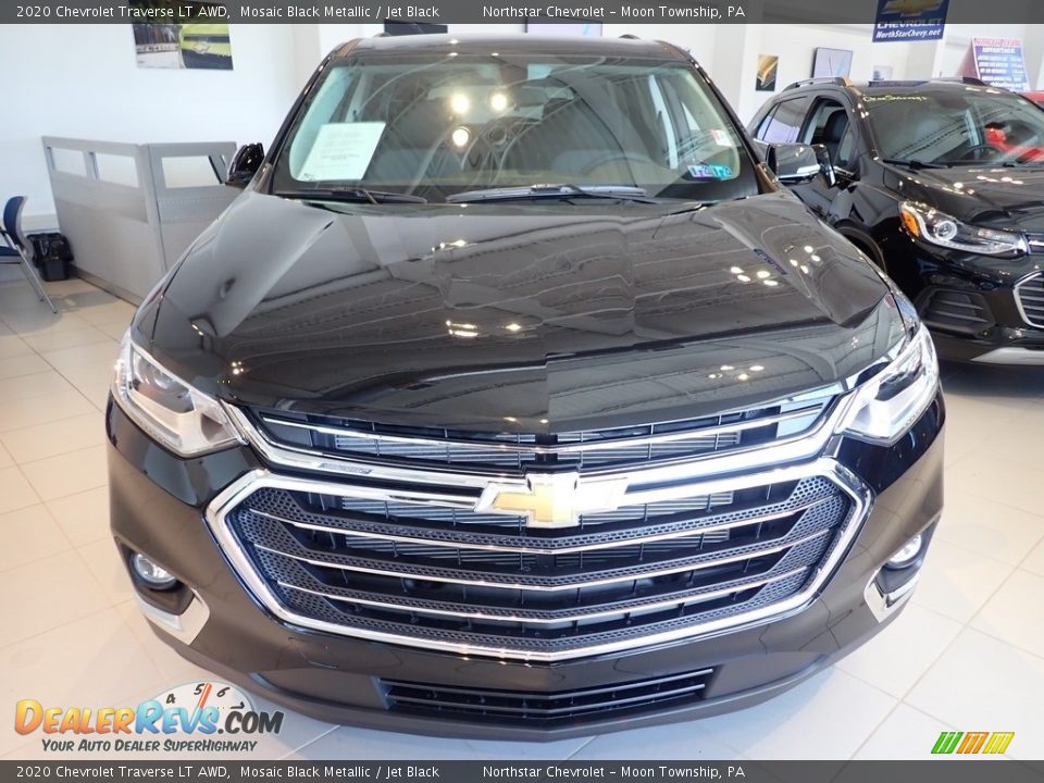 2020 Chevrolet Traverse LT AWD Mosaic Black Metallic / Jet Black Photo #8