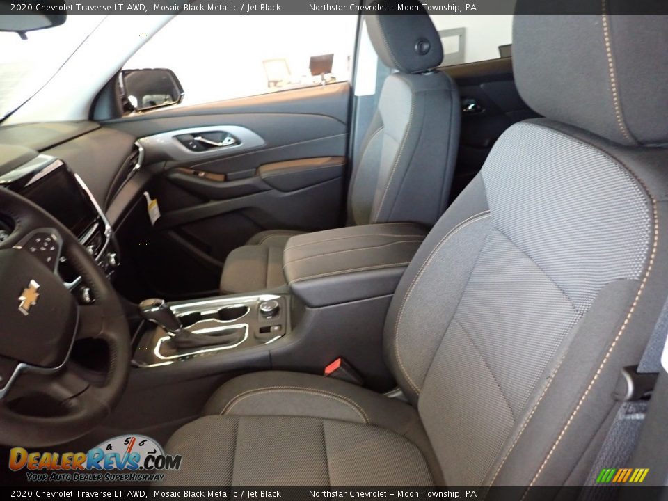 2020 Chevrolet Traverse LT AWD Mosaic Black Metallic / Jet Black Photo #15