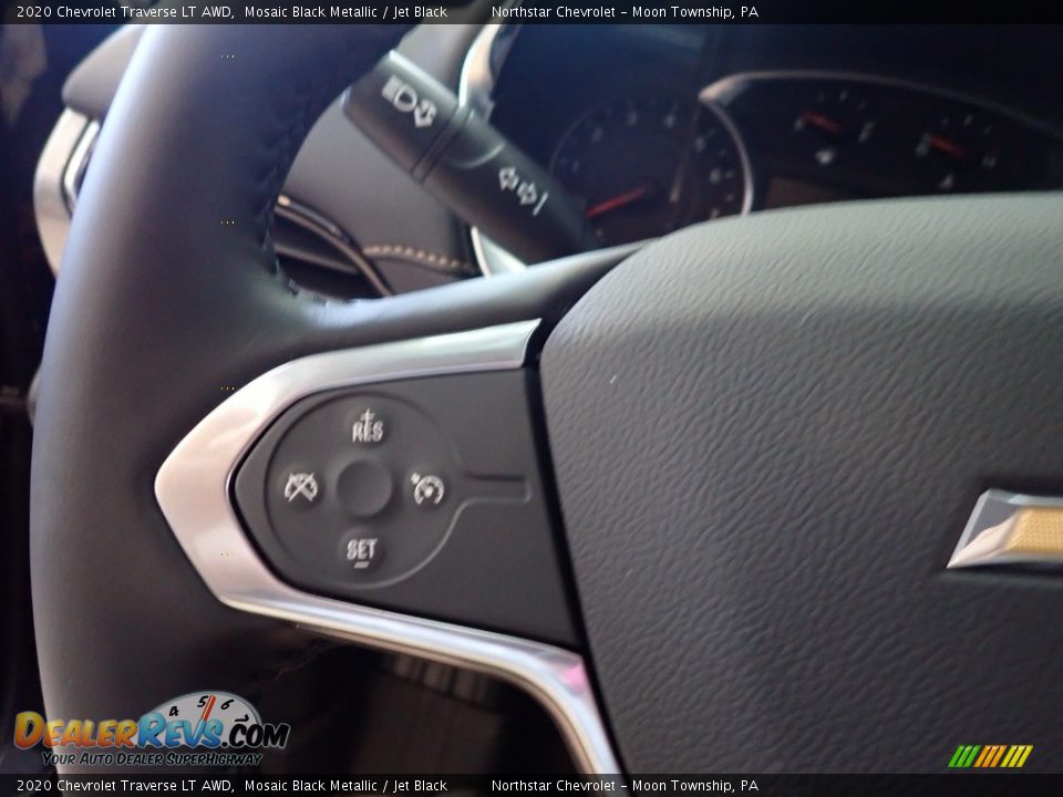 2020 Chevrolet Traverse LT AWD Mosaic Black Metallic / Jet Black Photo #20