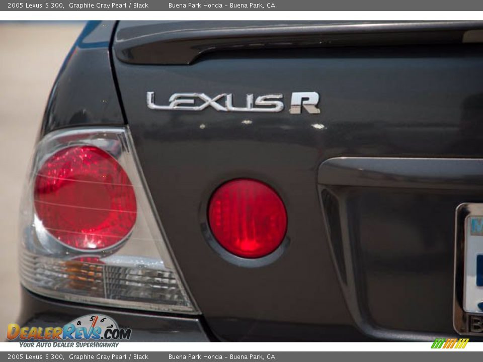 2005 Lexus IS 300 Graphite Gray Pearl / Black Photo #10