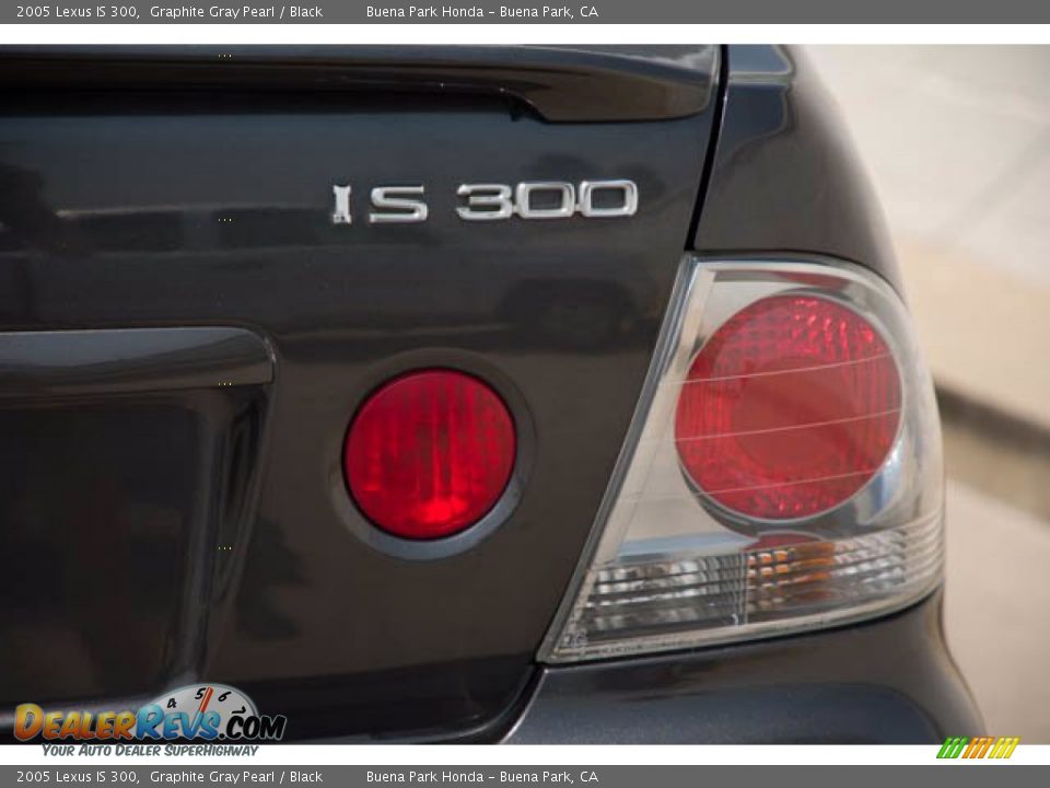 2005 Lexus IS 300 Graphite Gray Pearl / Black Photo #11
