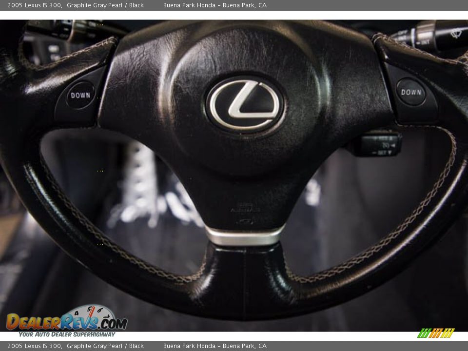 2005 Lexus IS 300 Graphite Gray Pearl / Black Photo #13
