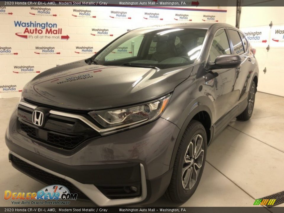 2020 Honda CR-V EX-L AWD Modern Steel Metallic / Gray Photo #1