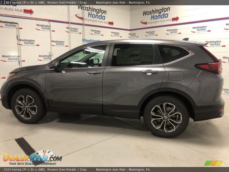 2020 Honda CR-V EX-L AWD Modern Steel Metallic / Gray Photo #2