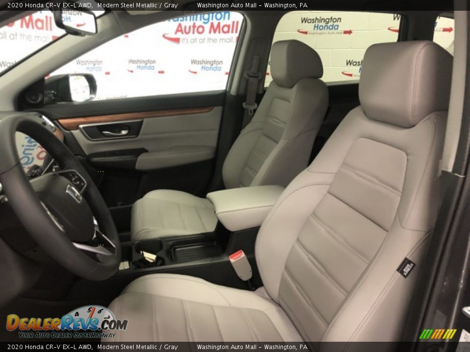 2020 Honda CR-V EX-L AWD Modern Steel Metallic / Gray Photo #7
