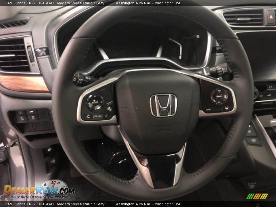 2020 Honda CR-V EX-L AWD Modern Steel Metallic / Gray Photo #11