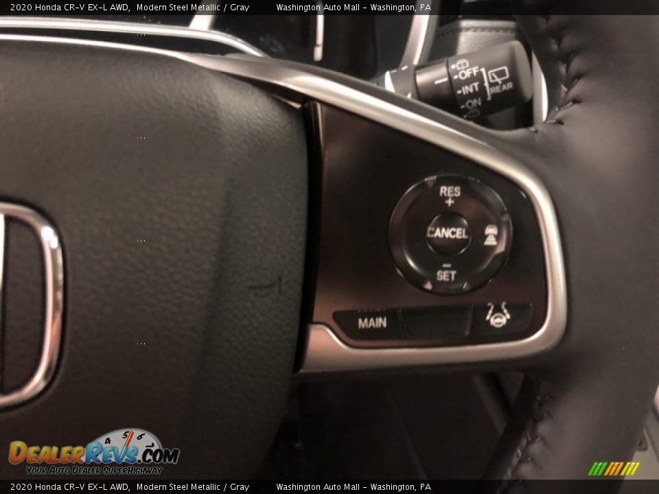 2020 Honda CR-V EX-L AWD Modern Steel Metallic / Gray Photo #13