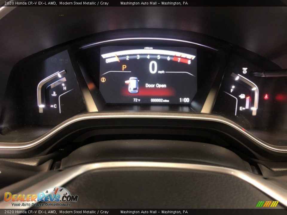2020 Honda CR-V EX-L AWD Modern Steel Metallic / Gray Photo #14