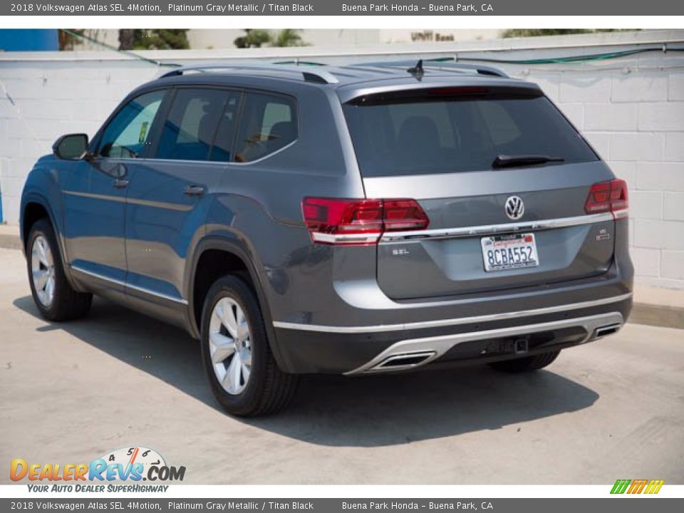2018 Volkswagen Atlas SEL 4Motion Platinum Gray Metallic / Titan Black Photo #2