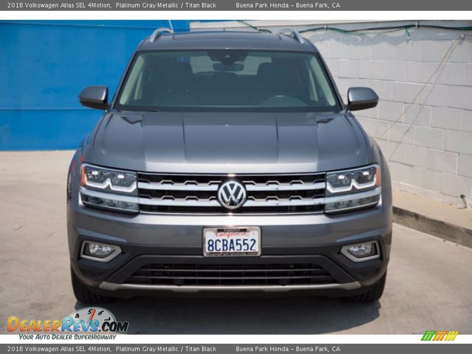 2018 Volkswagen Atlas SEL 4Motion Platinum Gray Metallic / Titan Black Photo #7